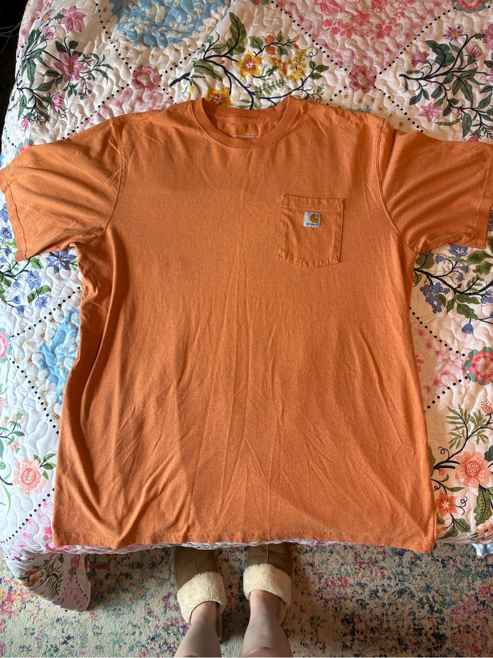 Carhartt Orange Short-Sleeve Pocket Tee